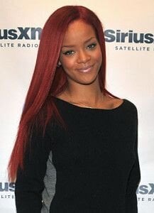 Rihanna's Hair - Burgundy