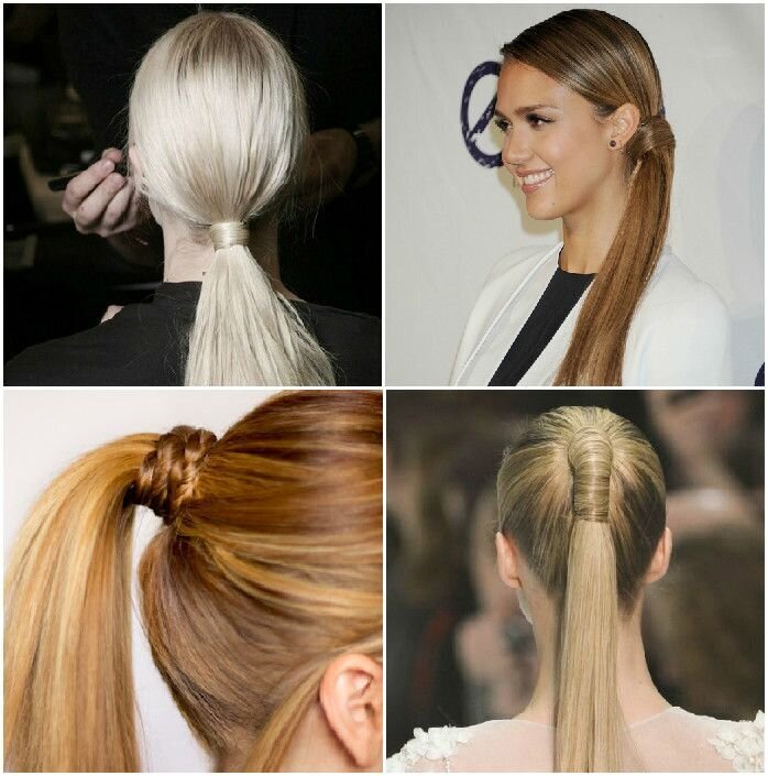 Get the look: Wrapped Ponytail