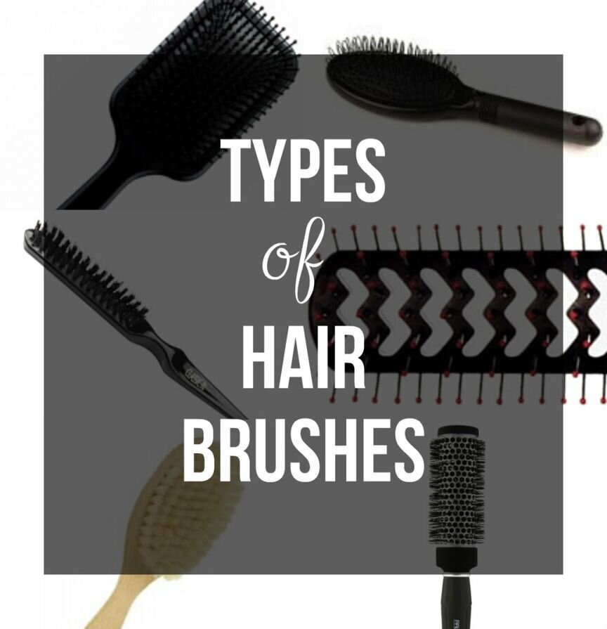 different types of hair brushes