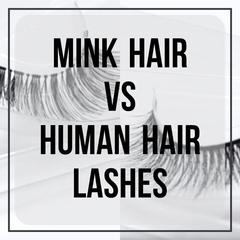 mink vs human hair eyelashes
