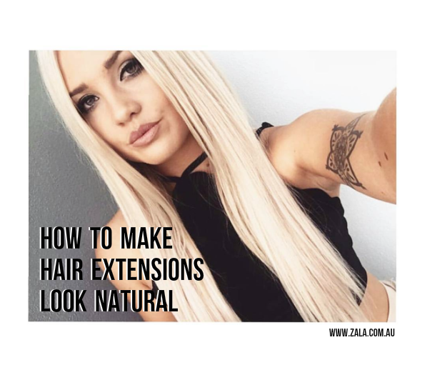 how to make hair extensions look real