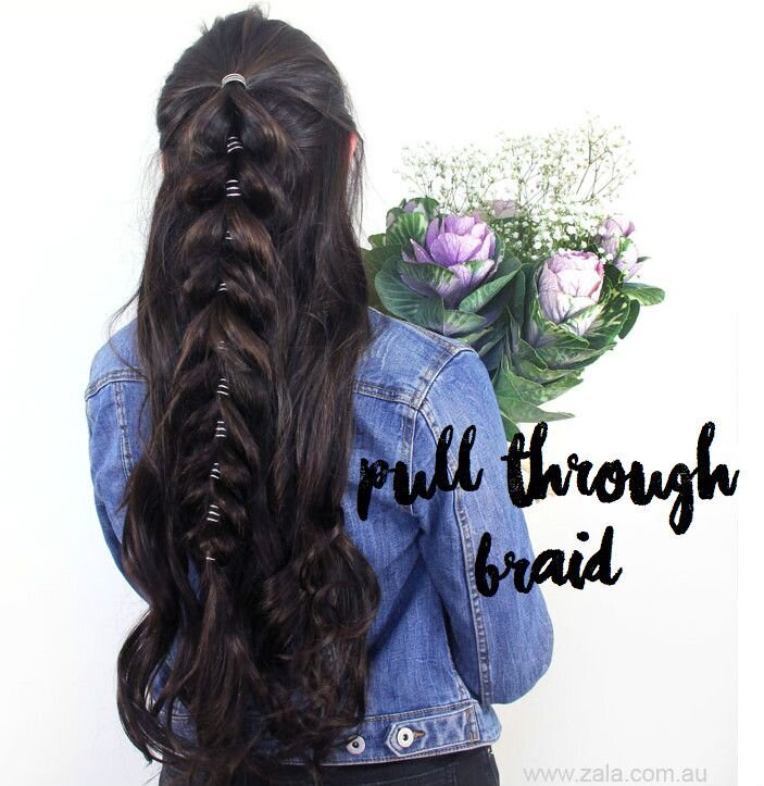 pull through braid