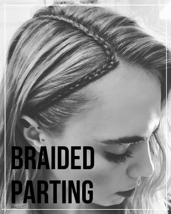 braided partings