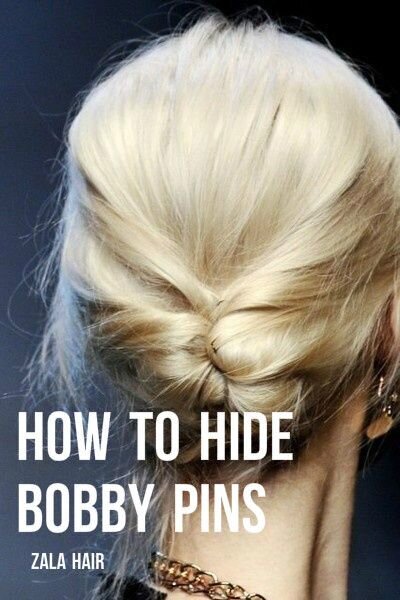 how to hide bobby pins