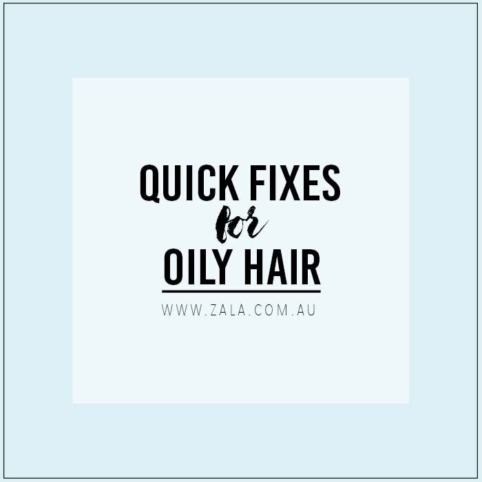 quick fixes for greasy hair