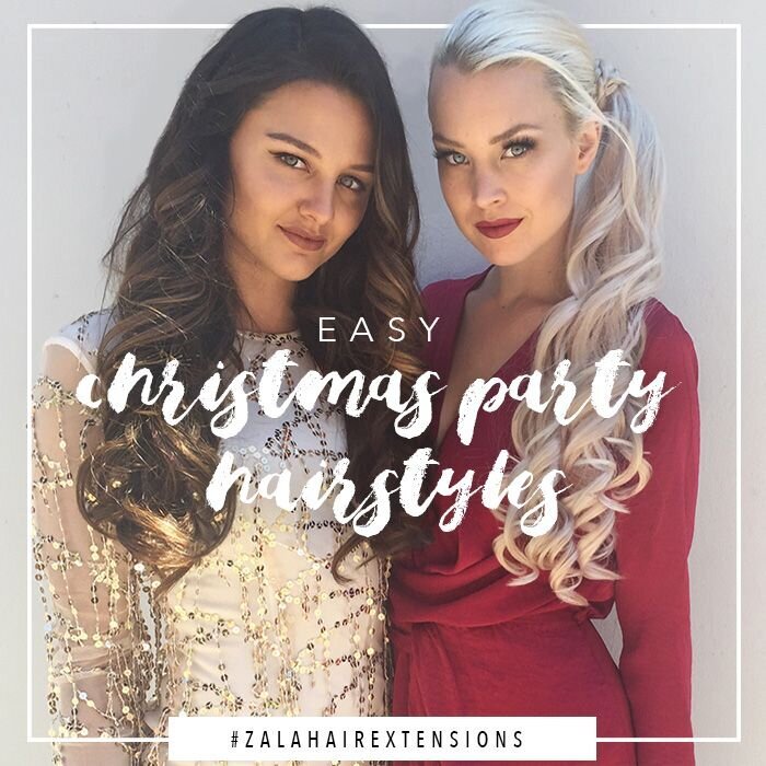 easy christmas party hairstyles