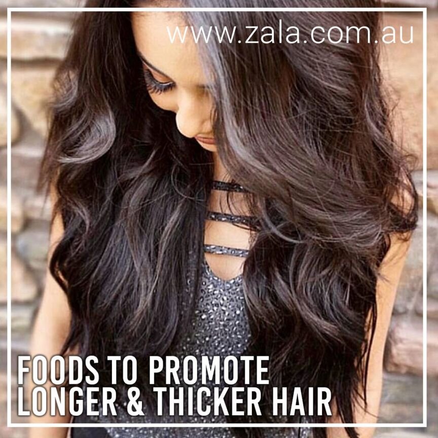 Foods that promote longer thicker hair