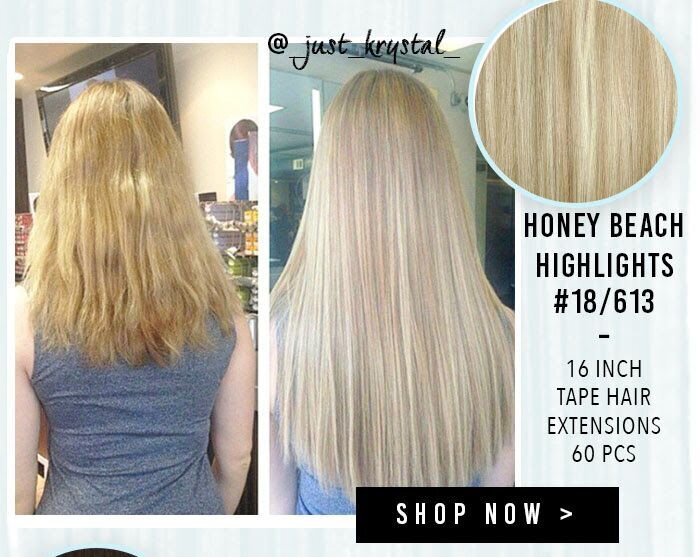 how to apply tape hair extensions
