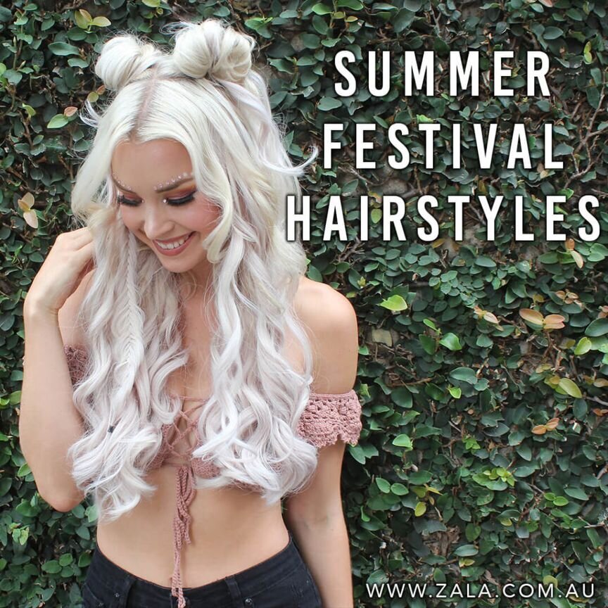 summer festival hairstyles