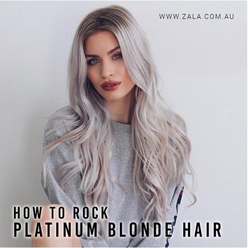Rock Platinum Blonde Hair