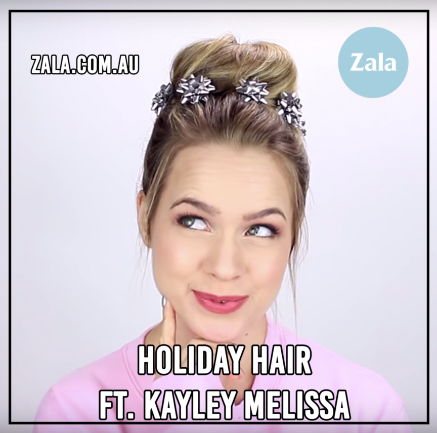 Holiday Hair - The Perfect Hairstyles For December ft. Kayley Melissa
