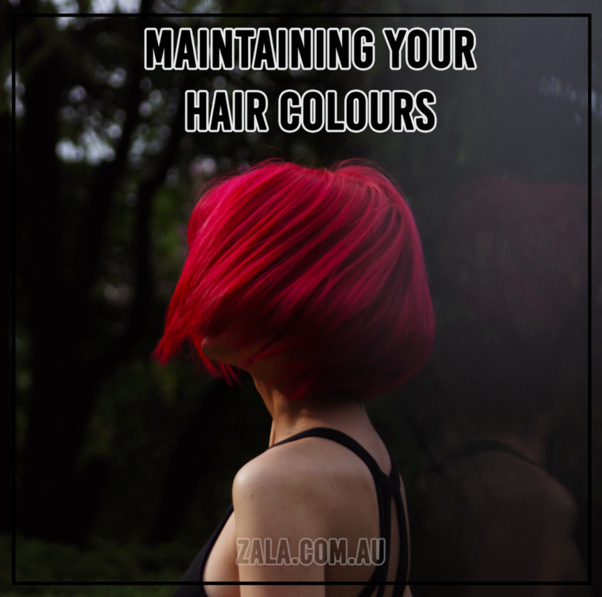 Maintaining Your Hair Colors