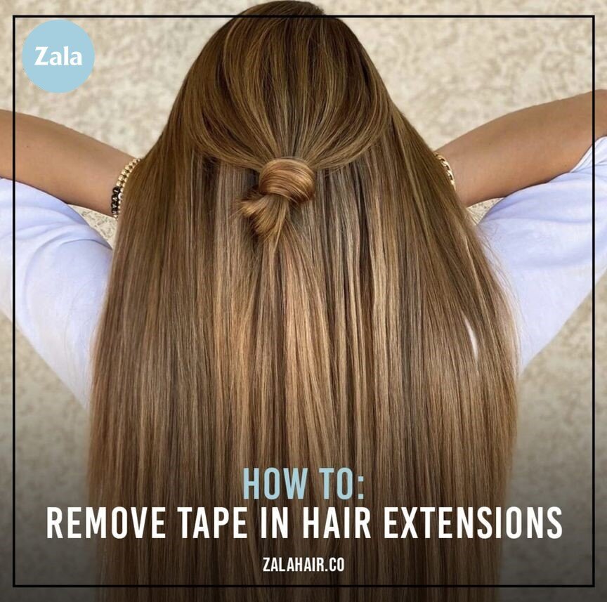HOW TO REMOVE TAPE-IN EXTENSIONS: A GUIDE