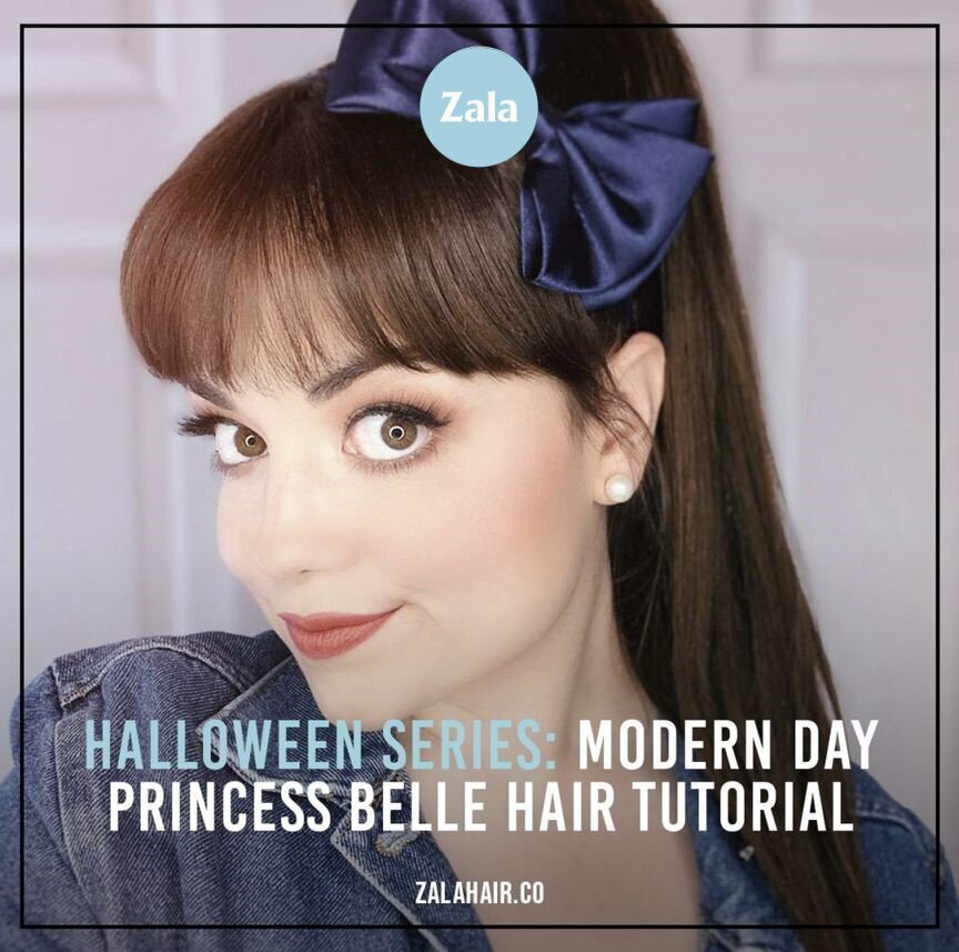 Halloween Hair: Modern Princess Belle Tutorial