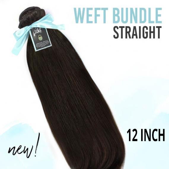 ZALA - 12-INCH WEFT BUNDLES/WEAVE-IN HAIR EXTENSIONS — STRAIGHT WEFT HAIR  EXTENSIONS