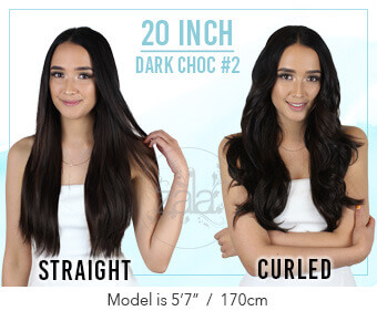 20 Inch Tape Hair Extensions Length Guide
