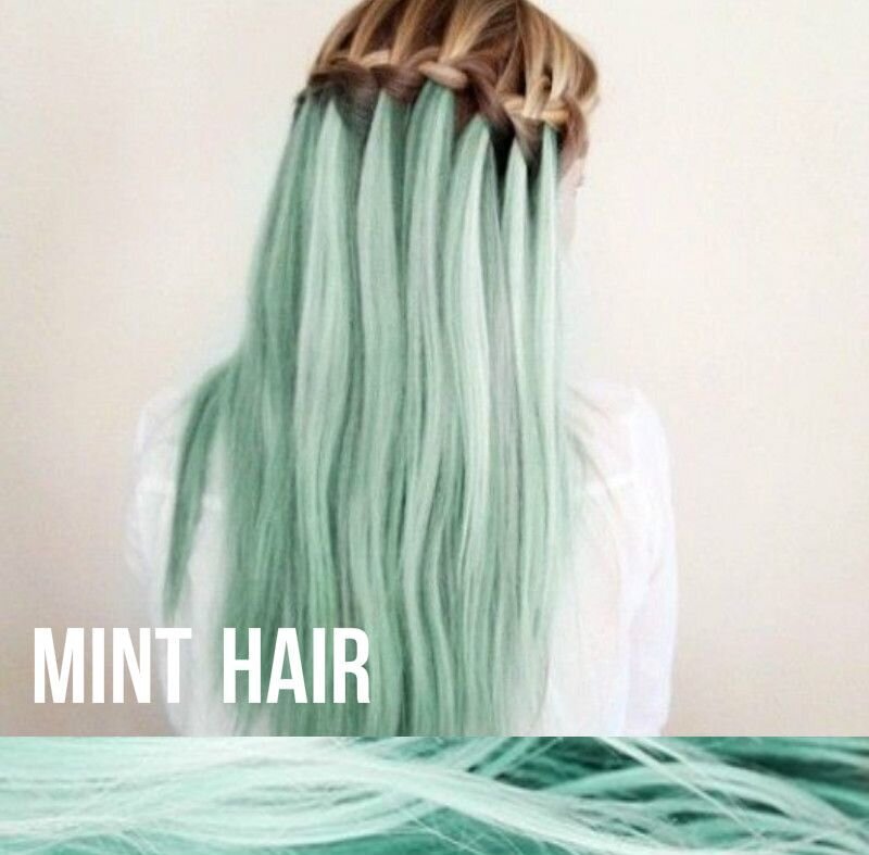 mint hair