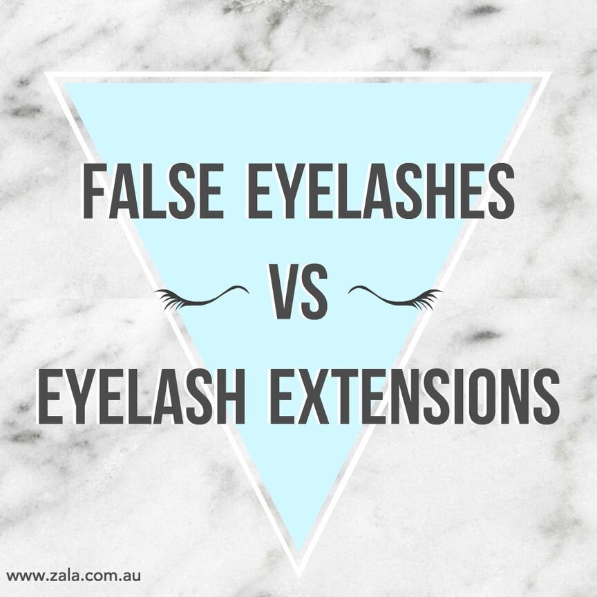 False Eyelashes vs Eyelash Extensions