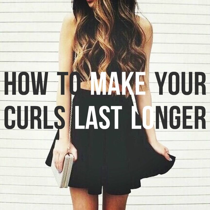 how to make curls last longer