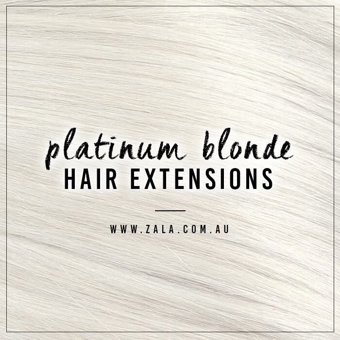 Platinum Blonde Hair Extensions - ZALA Hair
