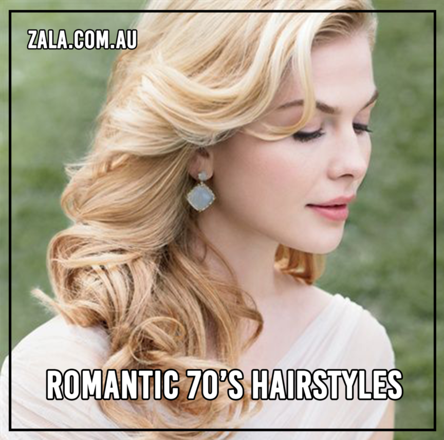 zala romantic 70s hairstyle