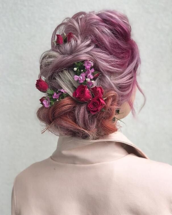 1 zala coloured wedding hair