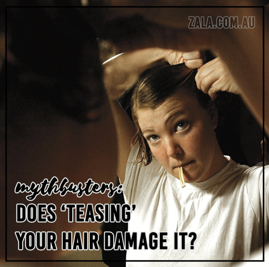 Mythbusters: Does 'teasing' Your Hair Damage It?