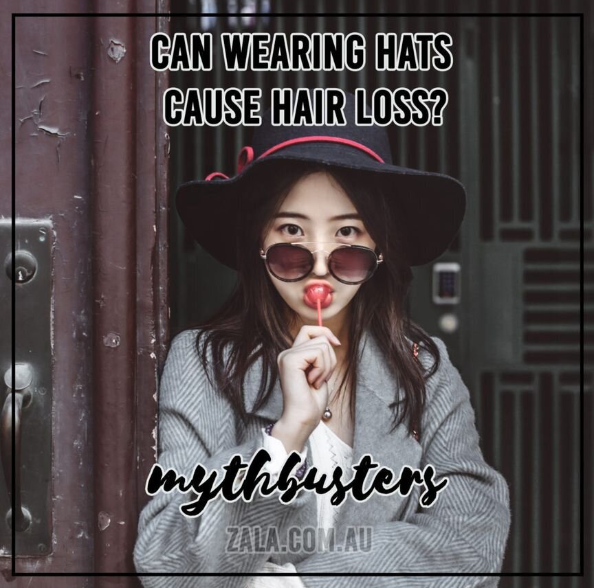 zala mythbusters wearing hats cause hair loss