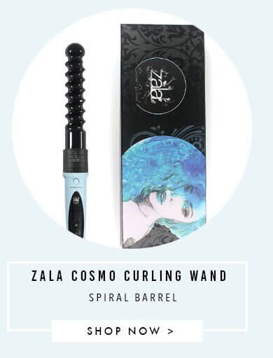 ZALA Cosmo Curling Wand - Spiral Barrell