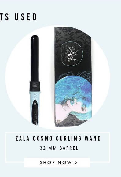 Zala Cosmo Curling Wand Banner