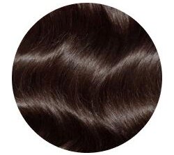Medium brown clip in hair extensions