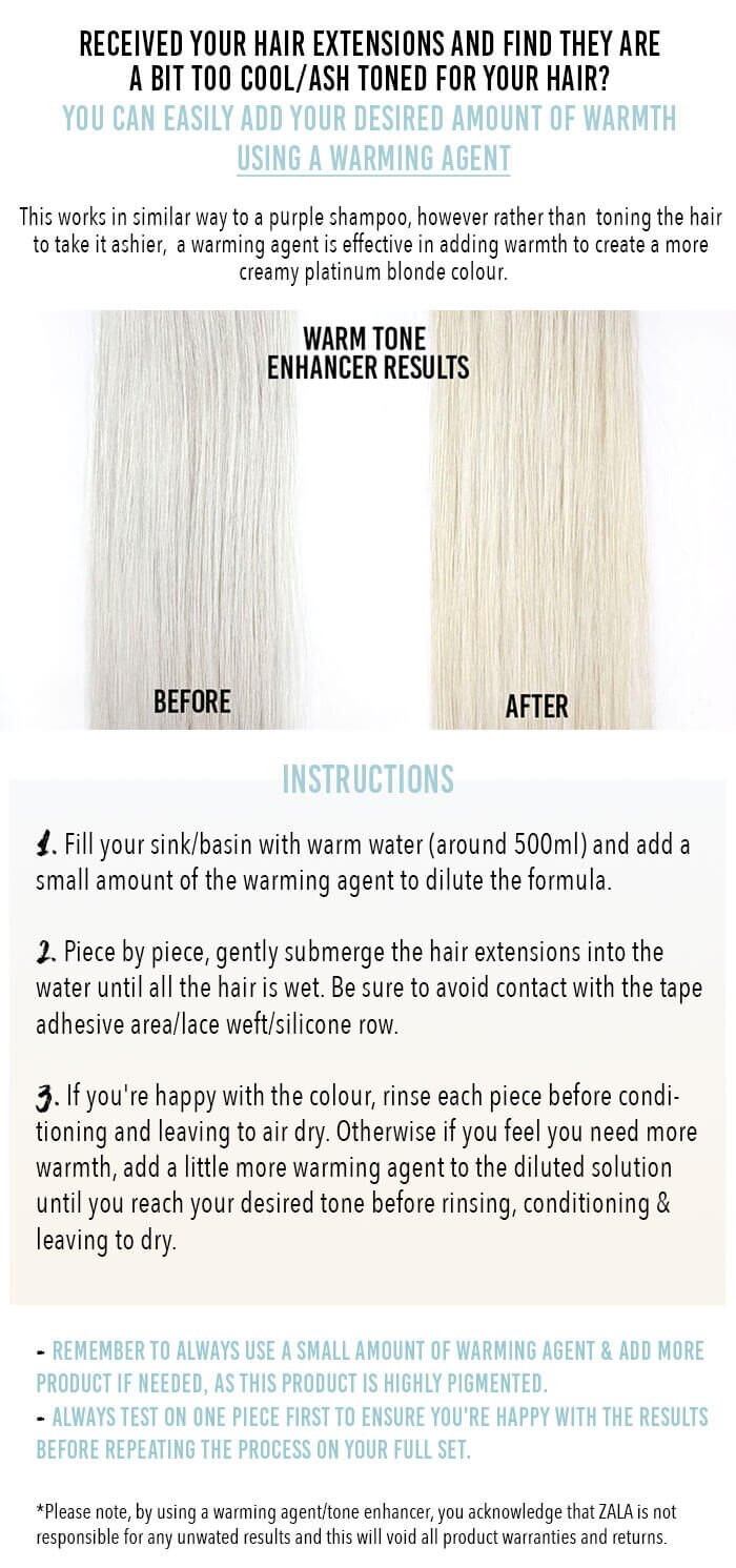 How to Use a Warming Agent on Hair Extensions